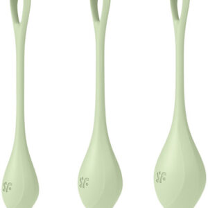 Yoni Power 2 Balls Training Set Light Green Geishakuulat