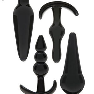 Zahara Anal Kit 4-pcs Black Anaalitappi setti