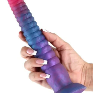 Colours Stacked Dildo Pink/Blue 23 cm