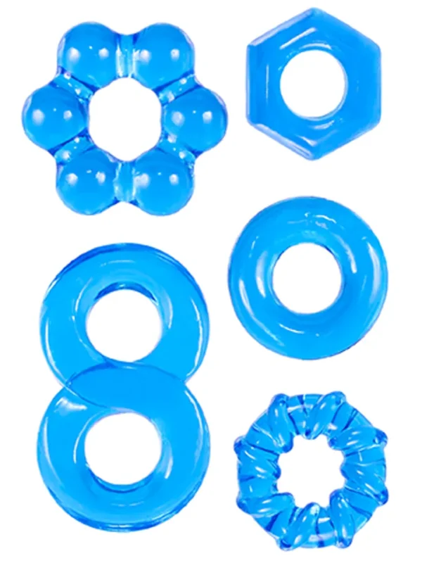 Hardcore Powerful Infinity C-Ring Set Blue Penisrengas paketti