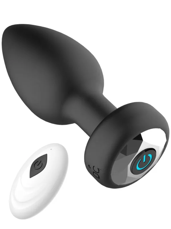 Vibrating Plug With Remote Control Värisevä anaalitappi
