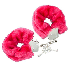 Guilty Pleasure Furry Handcuffs Red Pehmeät käsiraudat