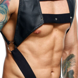 MOB Eorticwear Top Cockring Harness O/S Bondage-valjaat