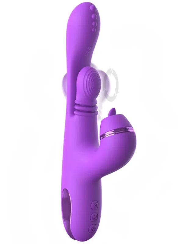 Pipedream Fantasy For Her Intimotion Pulse Pro Rabbit-vibraattori pyörivällä kielellä