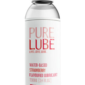 Pure Lube Strawberry Flavoured Lubricant 150 ml Mansikanmakuinen liukuvoide