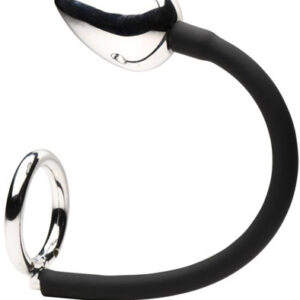 Tug + Plug Cock & Ball Ring With Anal Plug Anaalitappi penisrenkaalla