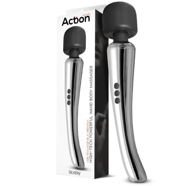Action Silvery High Tech Wand