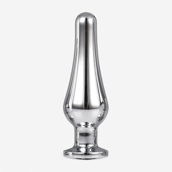 Dream Toys Timantti Anaalitappi M – Hopeanvärinen, Metallinen, Saumaton