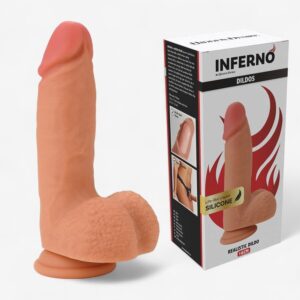 Hidden Desire Realistinen Dildo 16 cm – Aidontuntuinen Nestemäinen Silikoni & Imukuppi