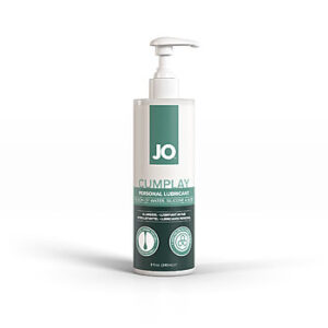 JO Cumplay - Liukuvoide, 240 ml, hybridiliukuvoide, valkoinen, kiihottava, pumppupullossa