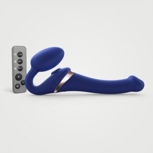 Strap On Me Multi Orgasm Bendable Strap On Kaukosäädettävä sininen
