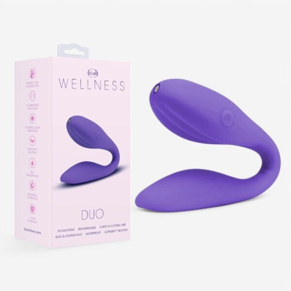 Blush Novelties Wellness Duo – Taipuisa Parivibraattori Kahdella Moottorilla (IPX7)