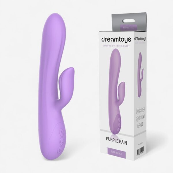 Dream Toys Purple Rain Luxe – Joustava Duo Nautintovibraattori