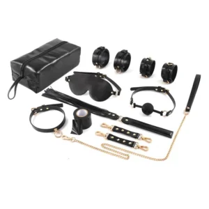 8-pcs Bondage Kit With Storage Bag Bondage kitti