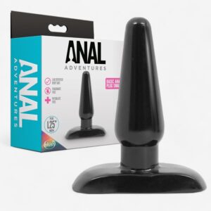 Blush Novelties Aloittelijan kapea anaalitappi Small 31 mm – musta