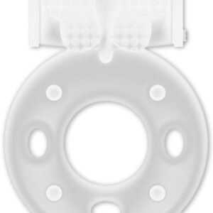 Casual Love Vibrating Cock Ring Transparent Penisrengas vibraattorilla