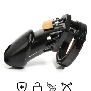 Chastity Cage Long Black Siveyshäkki