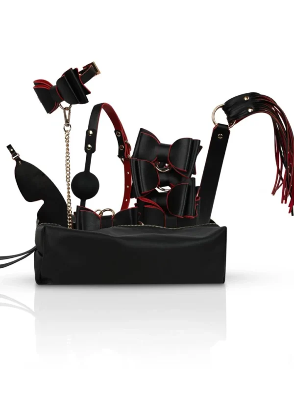 Crimson & Ebony 8-pcs Luxury Bondage Set Bondage kitti