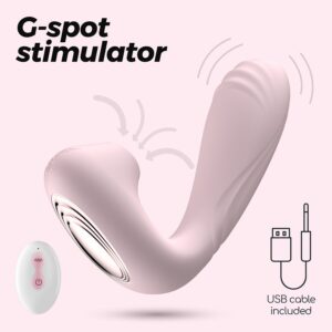 Crushious Pookie+ Kauko-ohjattava Duo Stimulaattori – Klitoriksen Imu & G-pistevibraattori