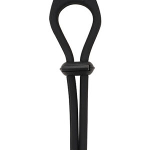 Dream Toys Adjustable Cockring Black Penisrengas vibraattorilla