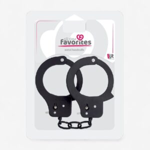 Dream Toys BondX Metalliset Käsiraudat – Musta (Turvalukko, 2 avainta)