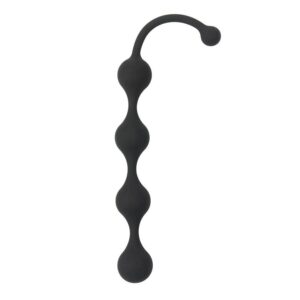 Dream Toys See You Anaalikuulat – 4 palloa, silikoni, musta (IPX7, vetolenkki)