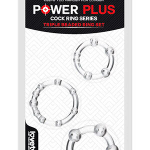 Lovetoy Triple Beaded Ring Set Penisrengas paketti