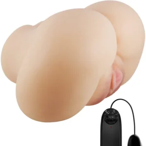 Luna Vibration Double Holes Tekopillu vibraattorilla