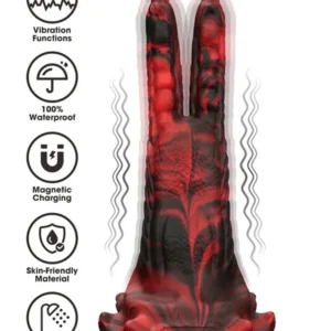 Monster Savage Double Claw Vibrating Dildo Dragon Dildo