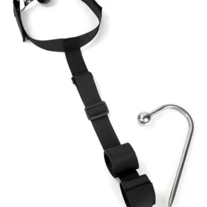 Mouth Gag With Cuffs & Anal Hook Anaalikoukku
