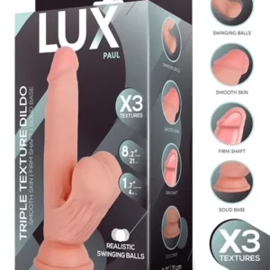 Paul Triple Density Swinging Balls Dildo 21 cm Realisitinen dildo