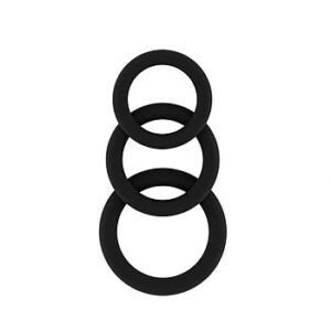 SONO Nr 25 - Penisrengassetti, silikoniset penisrenkaat, kolme kokoa