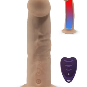 Silex-D Vibrating Dildo 17,5 cm Laajentaja vibraattorilla