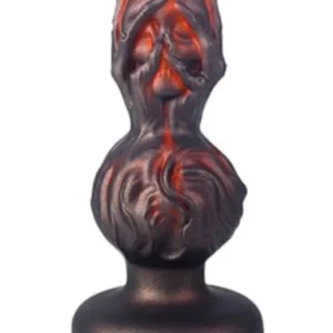 Skullis XL Plug Red/Black 20,5 cm XL-anaalitappi