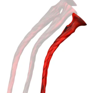 Torthy Dildo Black/Red 40 cm Extra pitkä anaalidildo