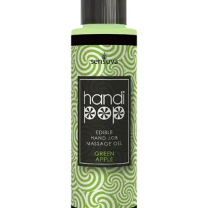Edible Hand Job Massage Gel Green Apple 125 ml Runkkaa paremmin