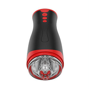 Fusion X Deep Squeeze - Puristeleva ja värisevä masturbaattori, tyylikäs, tehokas, ladattava, omassa kotelossaan