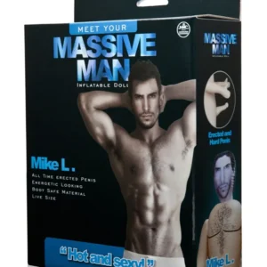 Mike Massive Man Inflatable Doll Puhallettava seksinukke