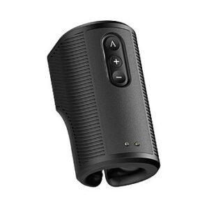 ARCWAVE Zing - Värisevä masturbaattori, syvävärinöillä, kahdella moottorilla, tiukkuusremmillä, laadukas, silioninen, musta