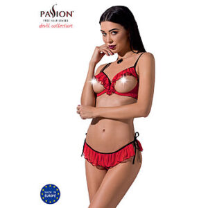 Passion Cherry - Set, punainen, alusasu, viettelevä, seksikäs, miellyttävä, laadukas