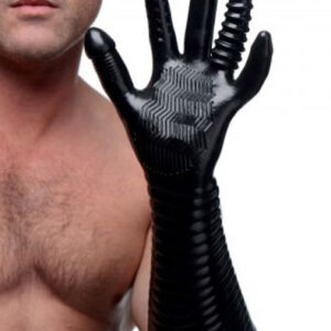 Pleasure Fister Textured Fisting Glove Anaalistimulaatio hanska