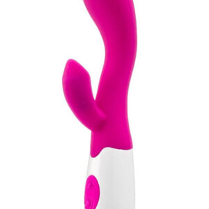 Rabbit Vibrator USB-Rechargeable Pink 20cm Jänisvibraattori