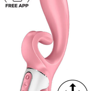 Satisfyer Hug Me Rabbit Vibrator Pink Jänisvibraattori