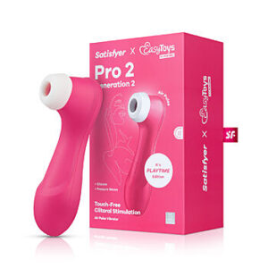 Satisfyer Pro 2 It's Playtime Edition, pinkki, trendikäs, imevä, laadukas