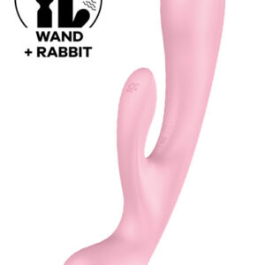 Satisfyer Triple Oh Rabbit Vibrator Pink Jänisvibraattori