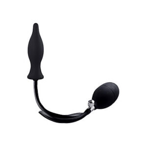 Strafe Pointy - Pumpattava anaalitappi, suipolla kärjellä, kestävä, silikoninen, musta