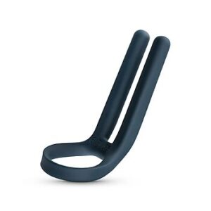 Boners - Penisrengas kivesstimulaattorilla, tehokas, laadukas, monikäyttöinen, ladattava, vesitiivis, silikoninen, tummansininen