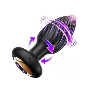 SOHIMI Whelk - Pyörivä ja värisevä anaalitappi, 360 astetta, miellyttävä, hiljainen, stimuloiva, sulkijalihas, silikoninen, tappi, anus